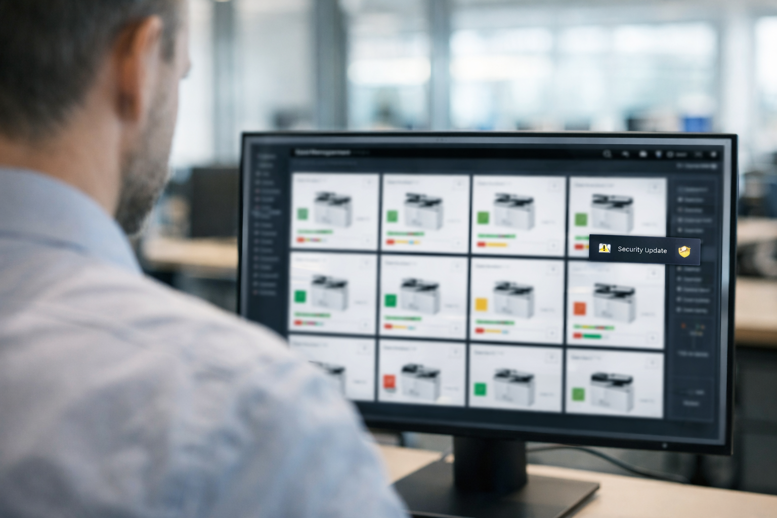 gestion et sécurisation d’un parc d’imprimantes multifonctions