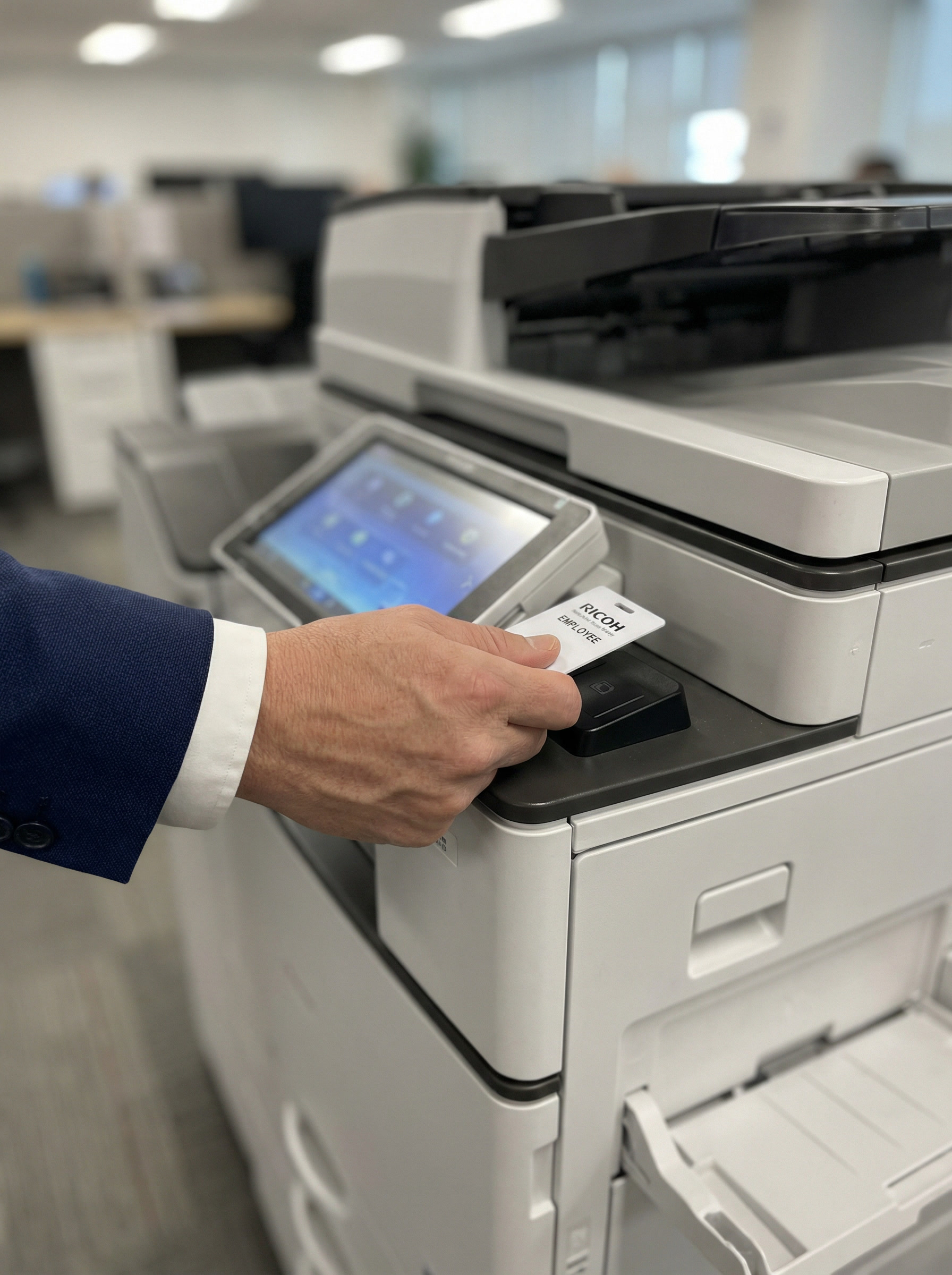 Authentification par badge sur imprimante : impression sécurisée en entreprise
